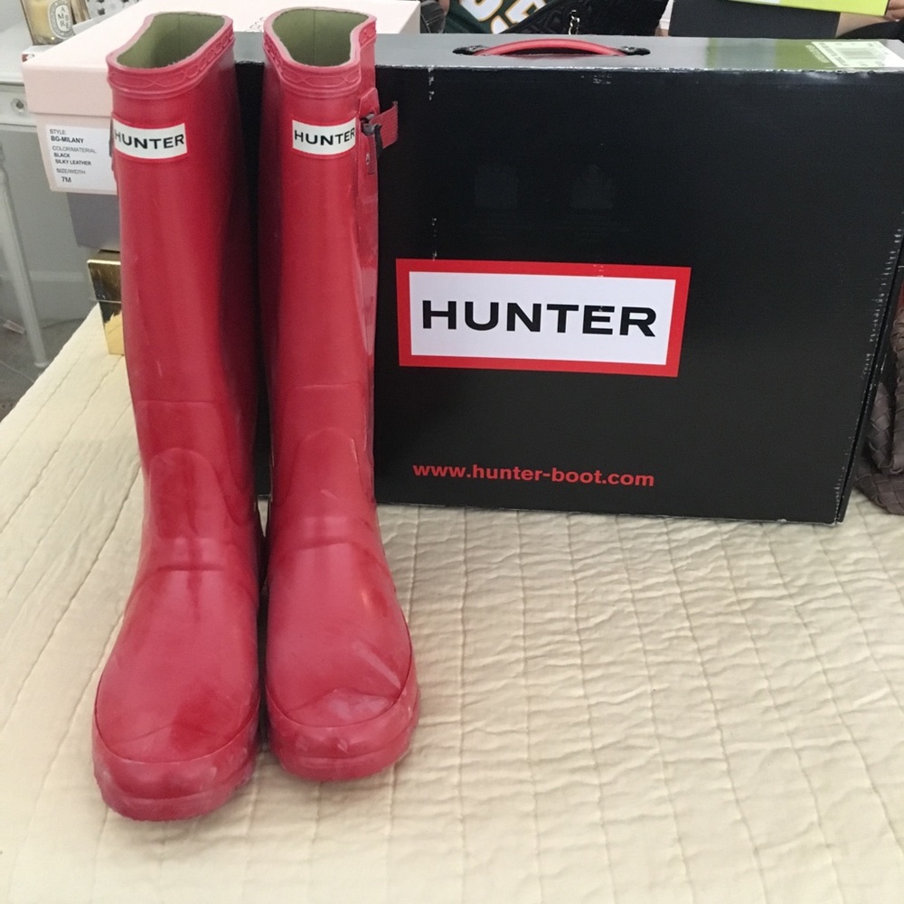 Hunter rain boots